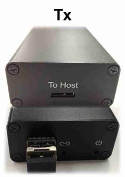 USB 3.2 Gen 1 Extender Over Single-Mode Fiber, 350 Meters